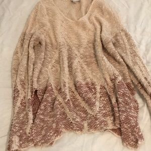 Flowy Ombré Knox Rose Sweater